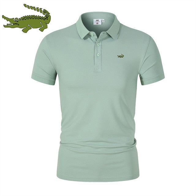 Männer Poloshirt Kontrast Kragen Polo Kurzarm Slim Fit Hemd Polohemd T-Shirt NEU