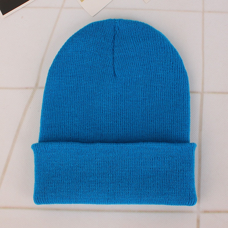 Warme Damen Wintermütze Woll Mütze Strickmütze Kappe Hut Unisex
