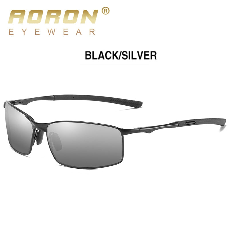 Aluminium Herren Sonnenbrille Polarisiert UV400 Schutz HD Fahren Pilotenbrille