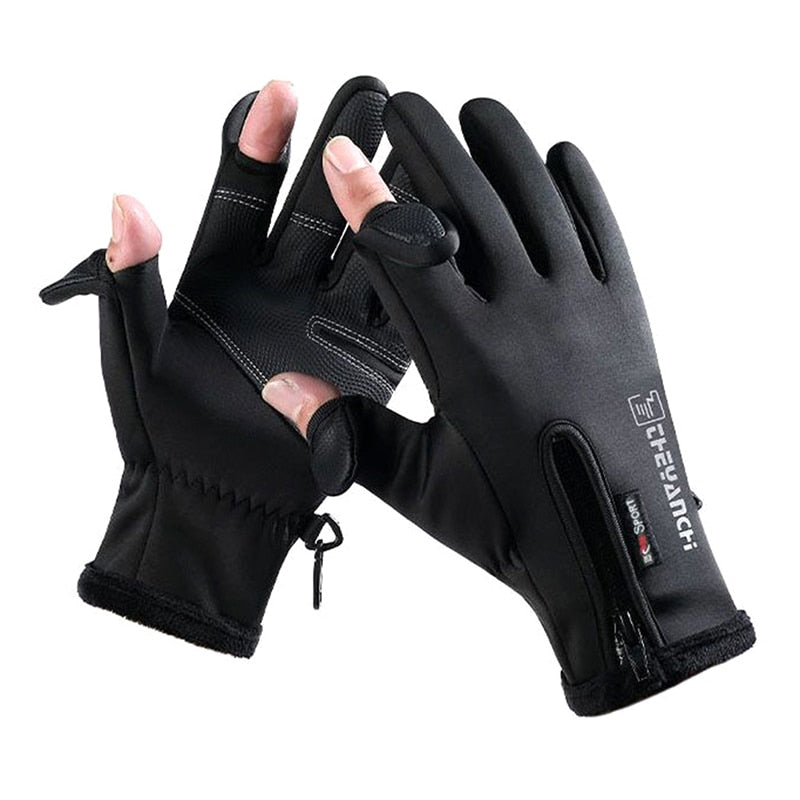 Fahrradhandschuhe Damen Herren Thermo Winter Handschuhe Touchscreen Wasserdicht