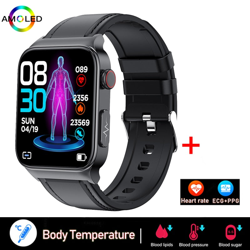 EKG + PPG Bluetooth Smart watch Fitness Tracker Sport Uhr Puls Armband Wasserdicht