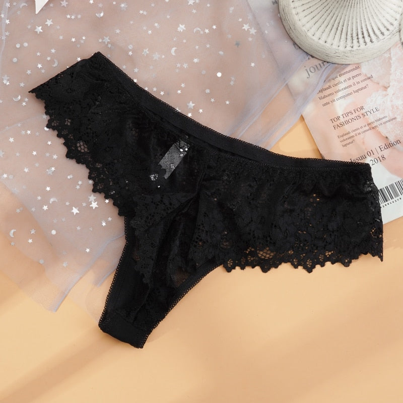 Frauen Spitze Tanga G-String Höschen Sexy Schlüpfer Slip Dessous Unterwäsche