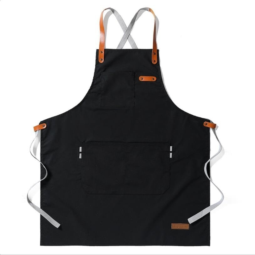 Chef Schürze Kochschürze Kellner Bistroschürze Küchenschürze Grillschürze Latzschürze