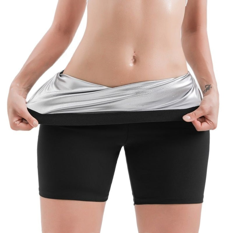 Frauen Sauna Leggings Hosen Körper Shaper Yoga Abnehmen Schweiß Einstellbare
