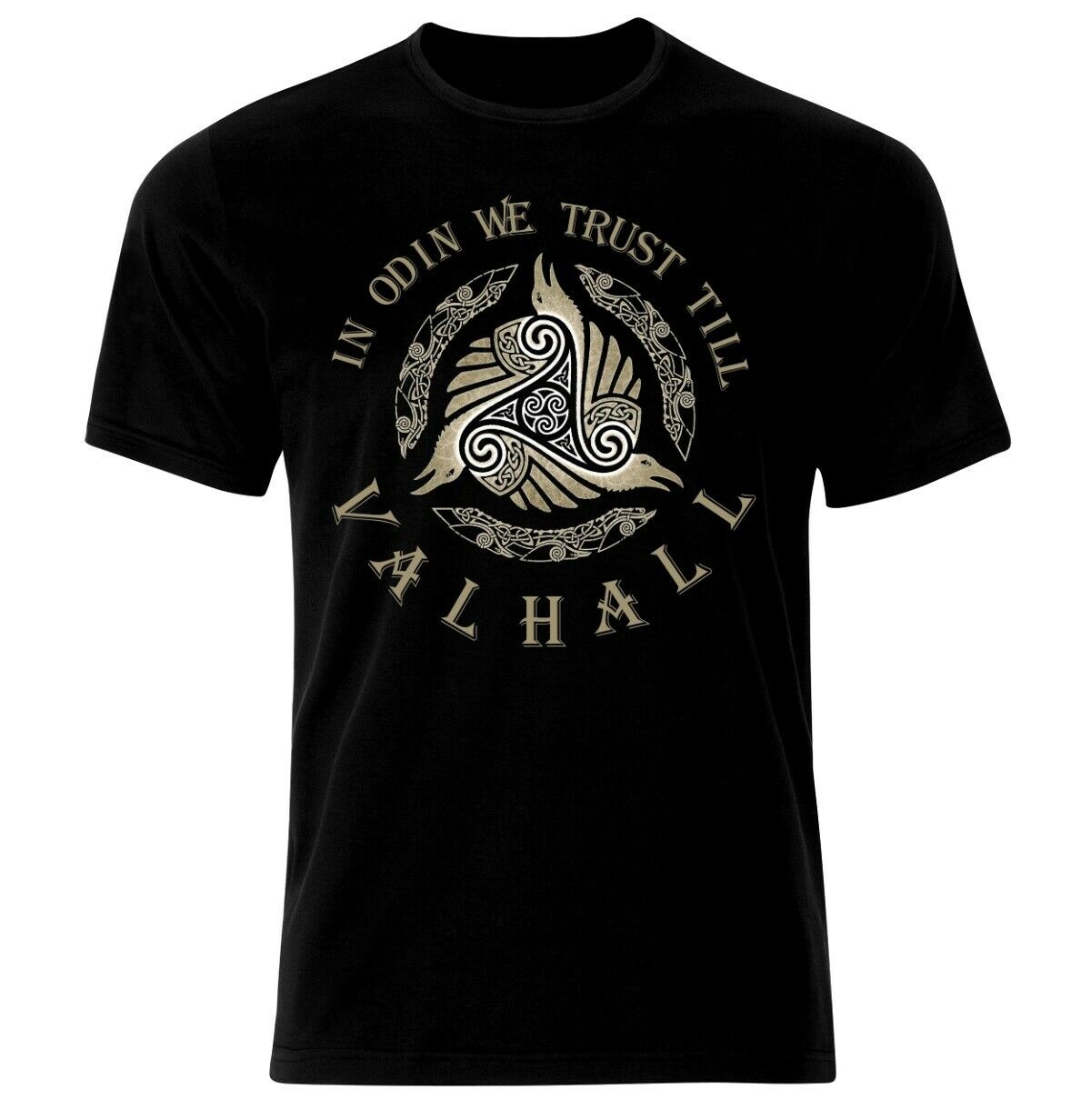 Herren Gym Fitness Viking Tattoo 3D T-Shirt Rundhals Unisex Streetwear