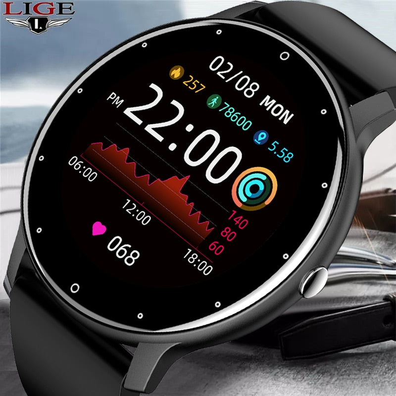 Bluetooth Smart watch Fitness Tracker Sport Uhr Puls Armband SpO2 IP67 Wasserdicht