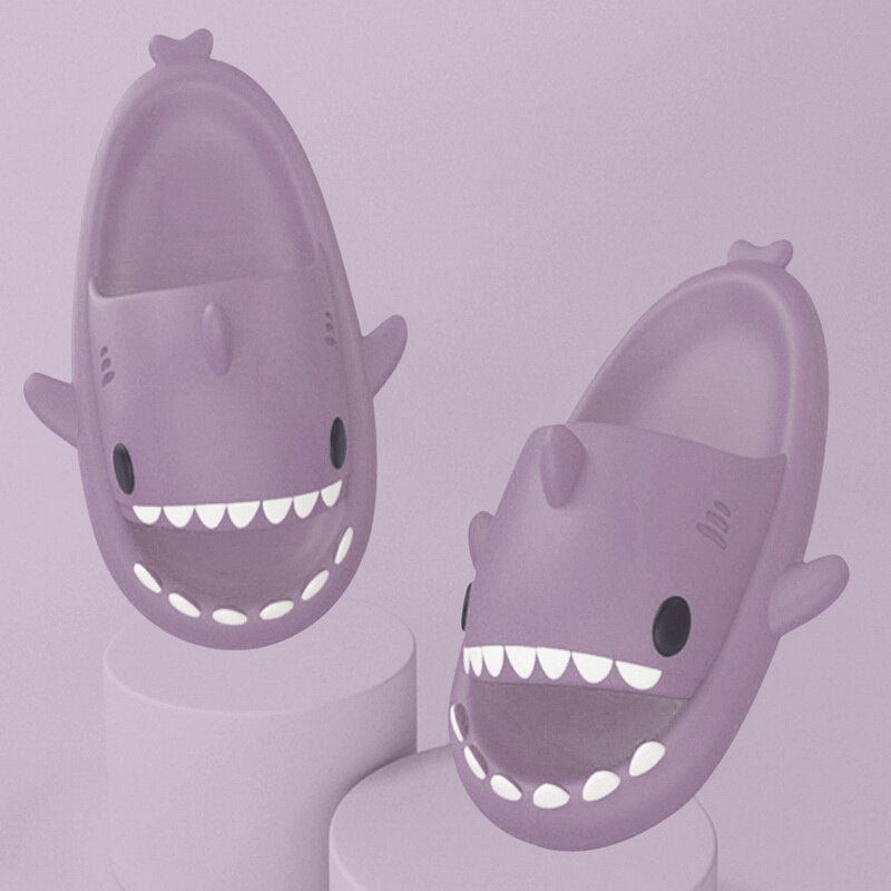 Shark Slippers Badelatschen Frauen Hausschuhe Flip Flops Sandalen Anti-Rutsch Sohle