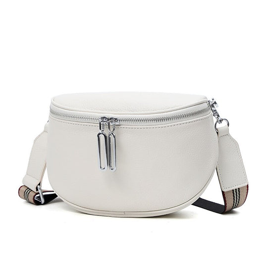 ECHT LEDER CROSSOVER BAUCHTASCHE HÜFTTASCHE UMHÄNGETASCHE BODYBAG NEU