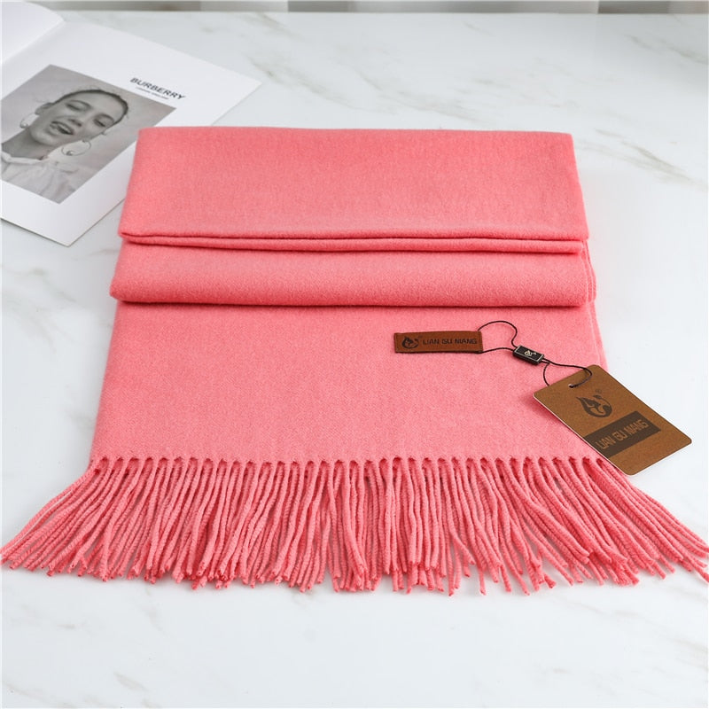 Fashion Damen Winterschal Viskose Stola Schlauchschal  Halstuch Strickschal Loop NEU