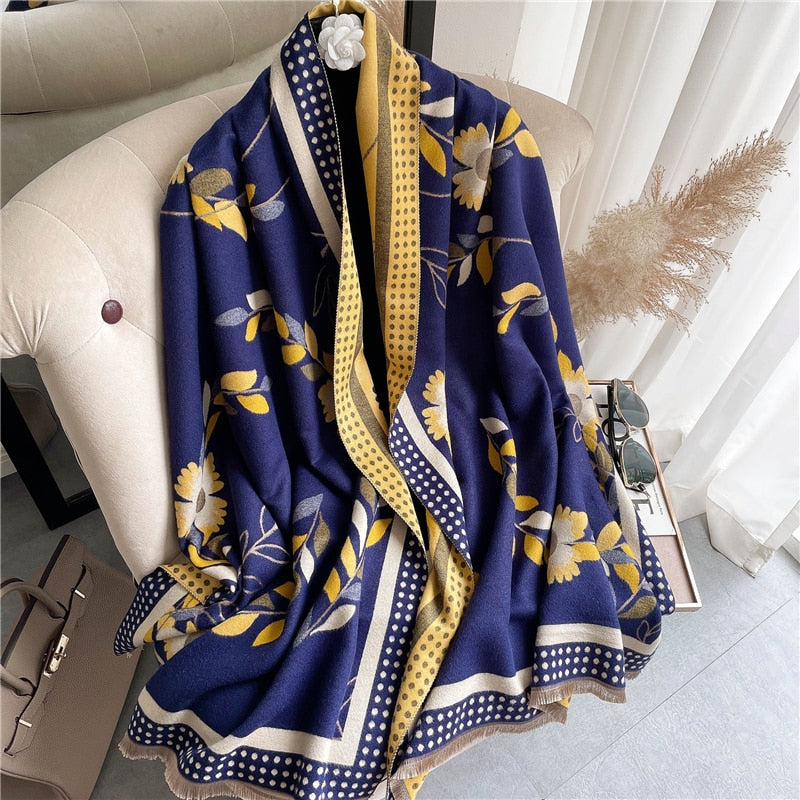 Fashion Damen Winterschal Viskose Stola Schlauchschal  Halstuch Strickschal Loop NEU