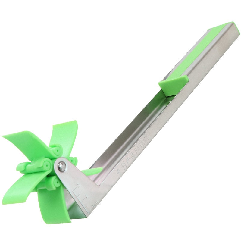 Wassermelonen-Schneider-Windmühlen-Form-Plastikhobel zum Schneiden Edelstahl