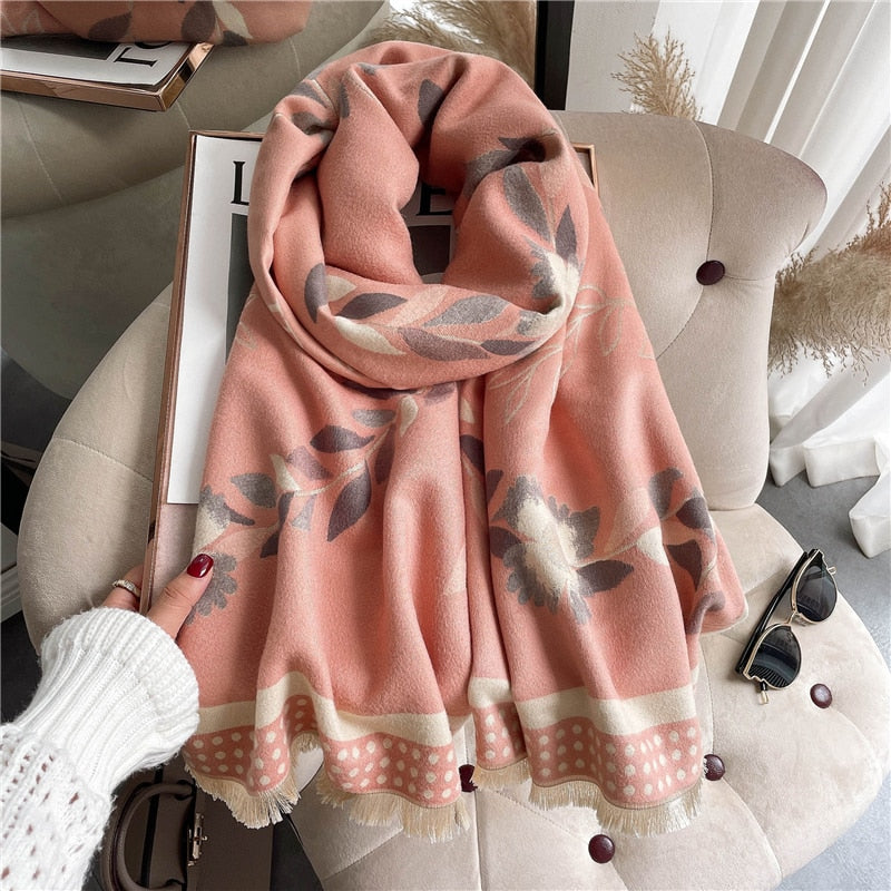 Fashion Damen Winterschal Viskose Stola Schlauchschal  Halstuch Strickschal Loop NEU