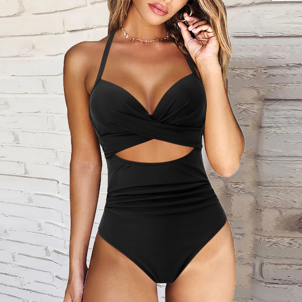 Damen Push Up Bikini Set BH Gepolstert Brasilianischer Badeanzug Bademode Strand Bademode
