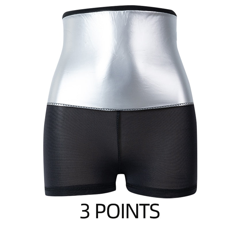 Damen Neopren Sauna Hose Schwitzhose Yogahose Thermoeffekt Abnehmen Hose Leggins