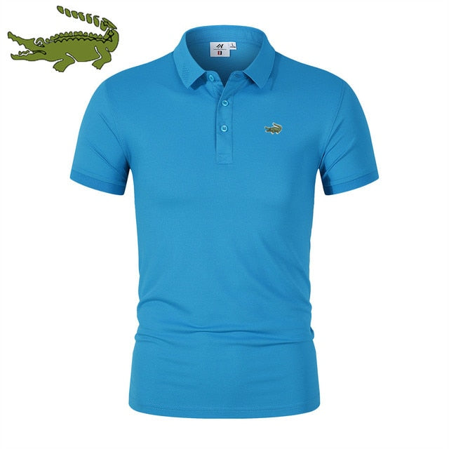 Männer Poloshirt Kontrast Kragen Polo Kurzarm Slim Fit Hemd Polohemd T-Shirt NEU