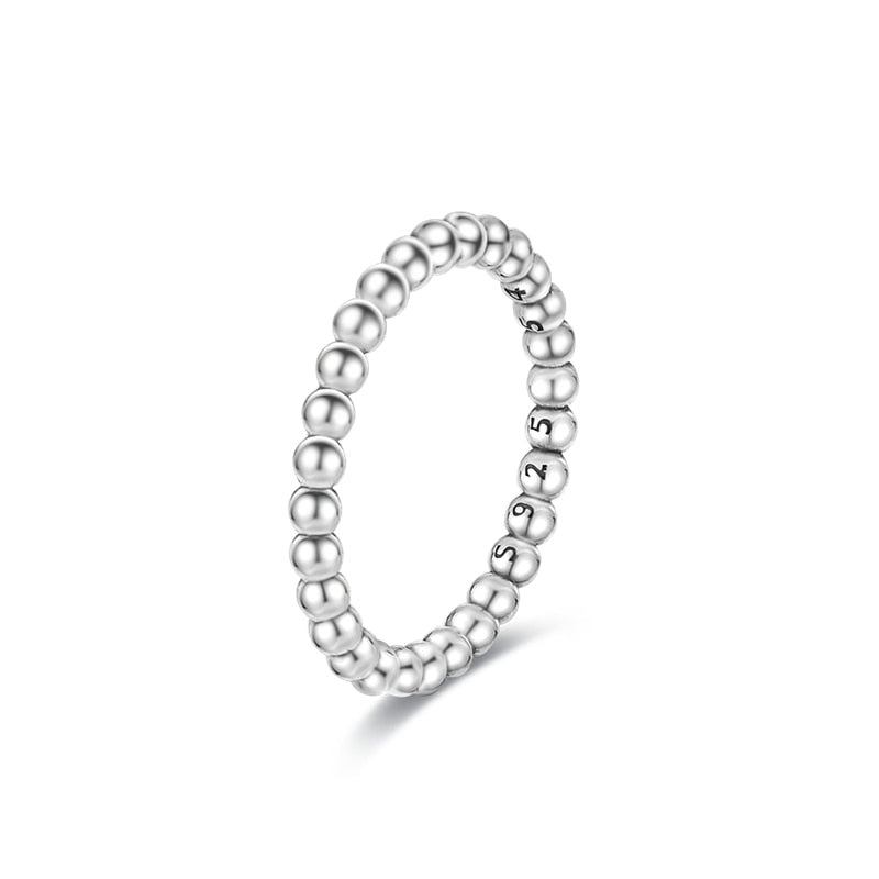 Massiv Sterling Silber 925er Ring filigran Fashion Damenring mit 3A Zirkonia