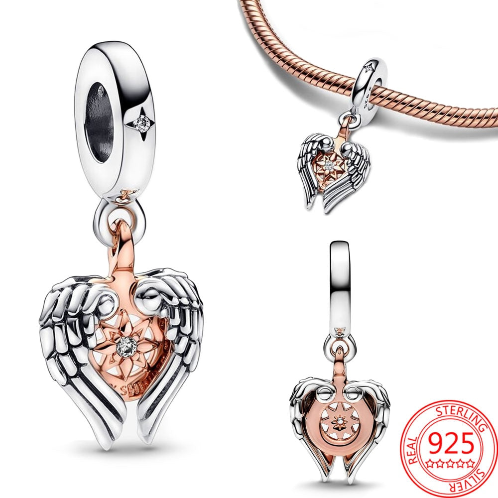 Charms Anhänger 925 Sterling Silber Charm Armband verschiedene Themen Damen Geschenk
