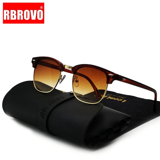 RBROVO Nerd Sonnenbrille Nerdbrille Retro Vintage Unisex Brille UV400