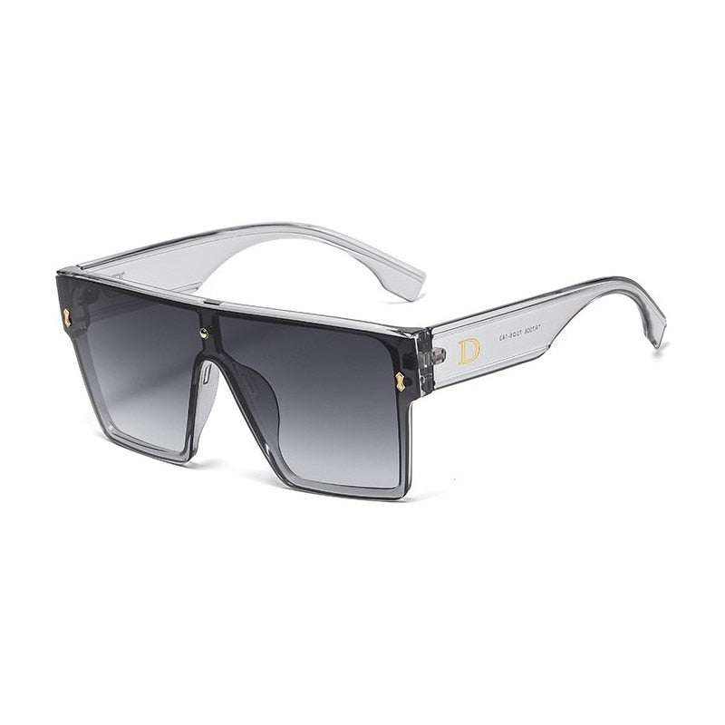 Designer Luxus Sonnenbrille Damen Herren Quadratische Übergröße Gläser Vintage