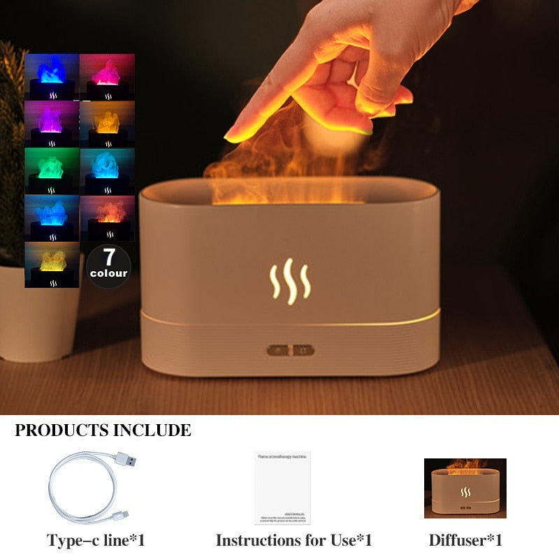 9 Farbe LED Licht Ultraschall Luftbefeuchter Aroma Diffuser Diffusor Humidifier
