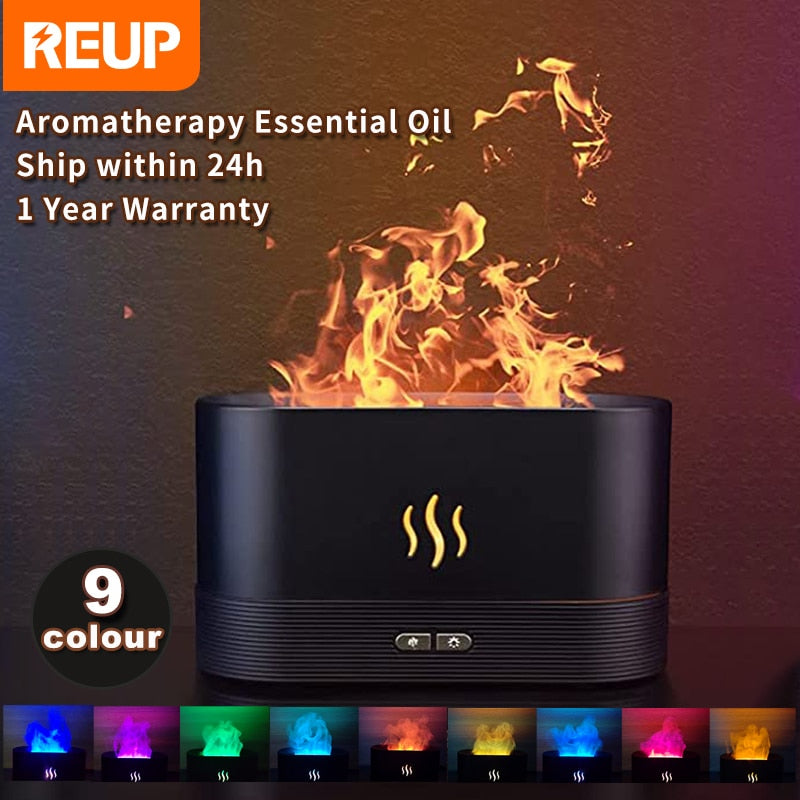 9 Farbe LED Licht Ultraschall Luftbefeuchter Aroma Diffuser Diffusor Humidifier