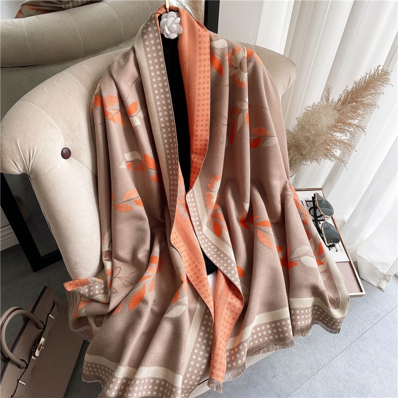 Fashion Damen Winterschal Viskose Stola Schlauchschal  Halstuch Strickschal Loop NEU