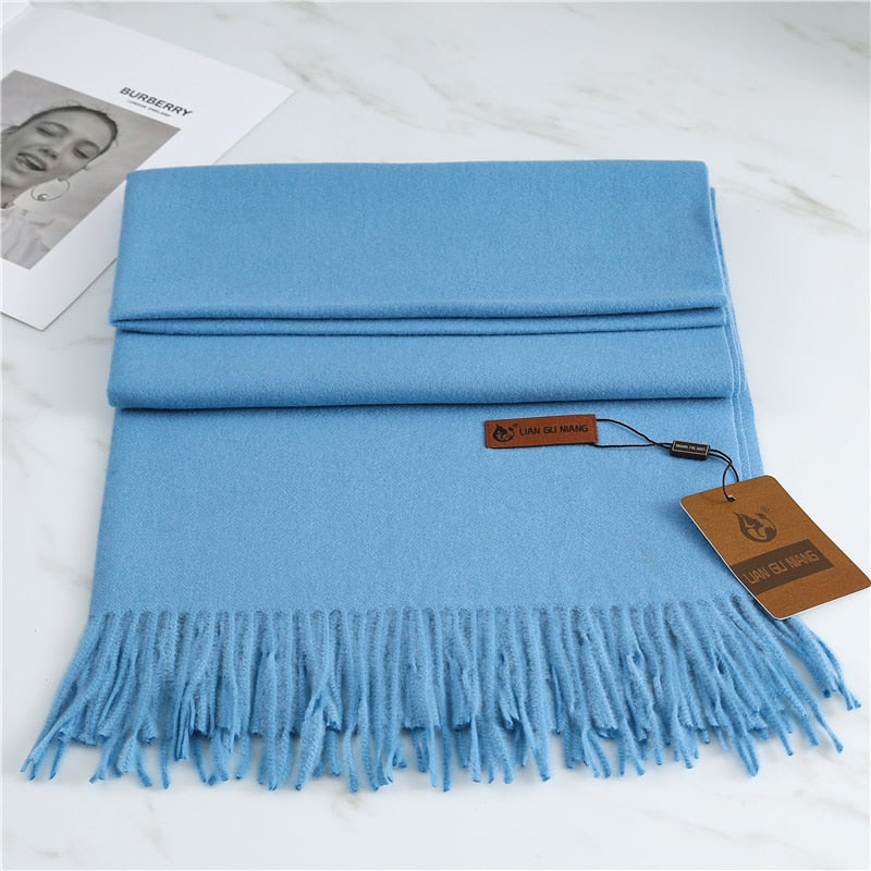Fashion Damen Winterschal Viskose Stola Schlauchschal  Halstuch Strickschal Loop NEU