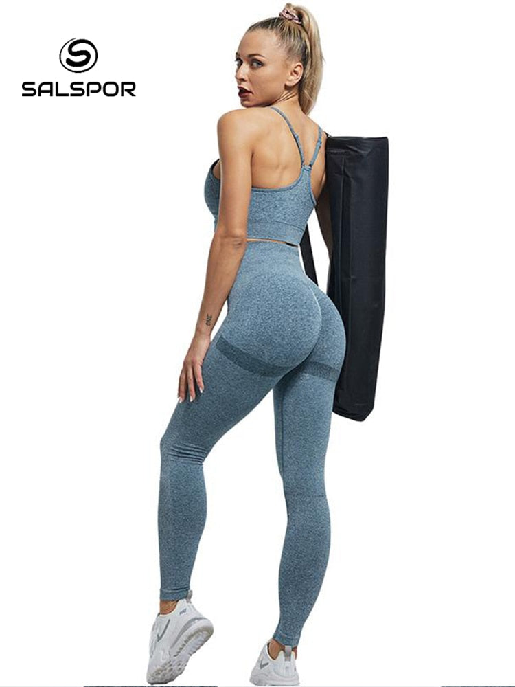 Yoga Leggings Push Up Damen Sport Hose Fitness Gym Stretch Leggins Jogginghose