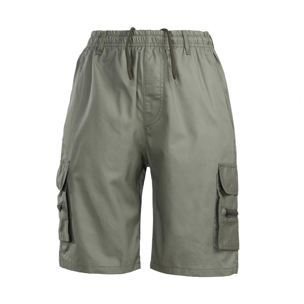 Herren Shorts Bermuda Cargo Pants Vintage Casual Sommer Capri Kurze Hose