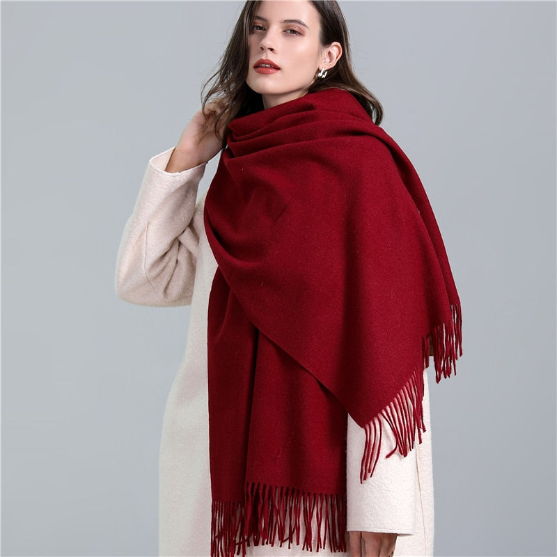 Fashion Damen Winterschal Viskose Stola Schlauchschal  Halstuch Strickschal Loop NEU