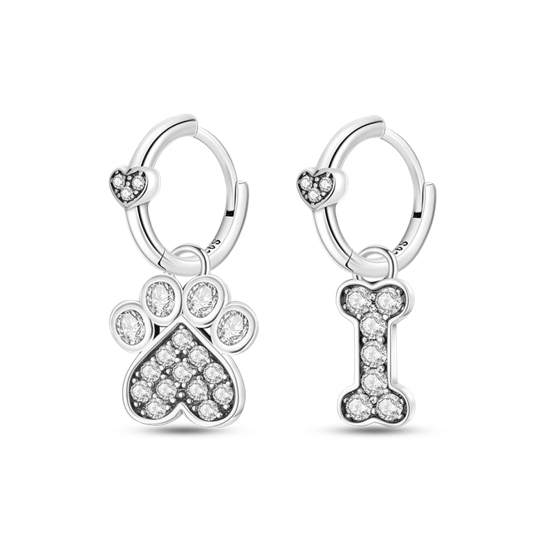 1 Paar Creolen aus 925 sterling Silber Ohrringe Ohrschmuck Zirkonia Ohrstecker