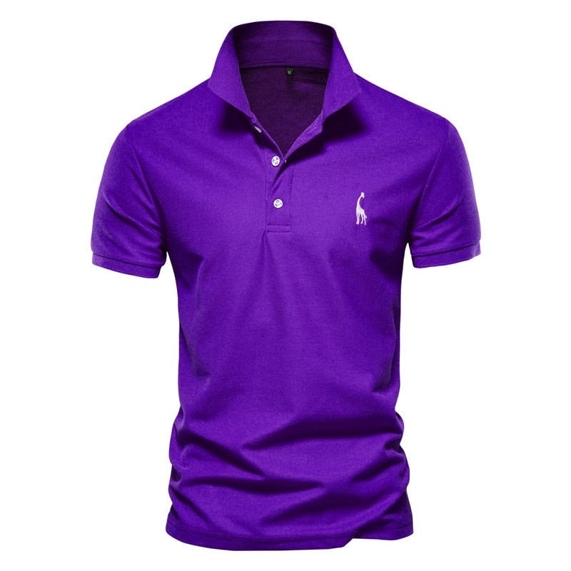 Herren Poloshirt Kontrast Kragen Polo Kurzarm Slim Fit Hemd Polohemd T-Shirt NEU