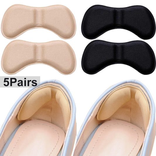 5 Paar Fersenpolster Anti-Slip Fersenhalter Fersenschutz Schuh-Polster Fersenkissen
