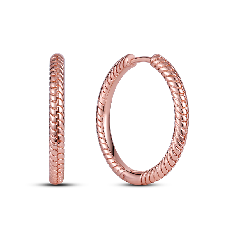 1 Paar Creolen aus 925 sterling Silber Ohrringe Ohrschmuck Zirkonia Ohrstecker