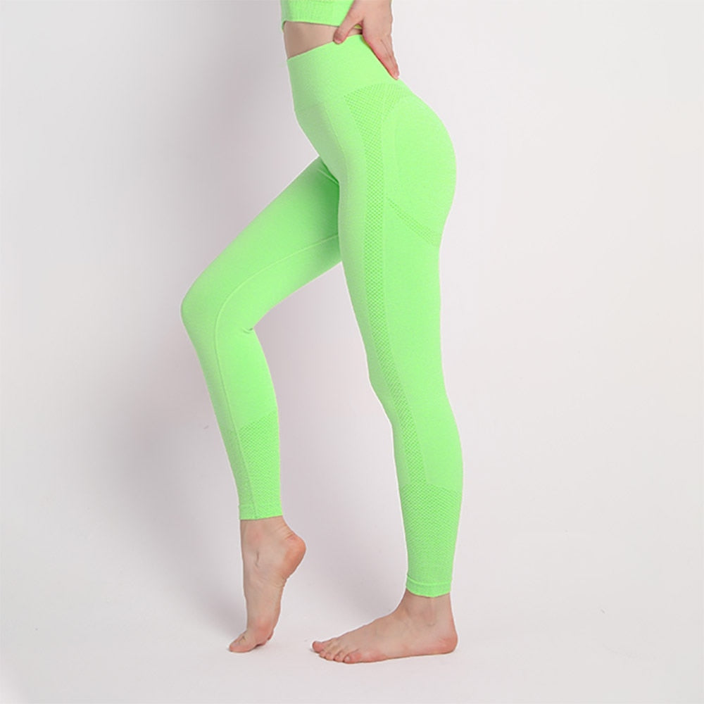Yoga Leggings Push Up Damen Sport Hose Fitness Gym Stretch Leggins Jogginghose