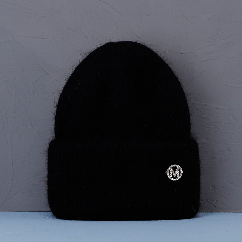 Warme Damen Wintermütze Woll Mütze Strickmütze Kappe Hut Unisex