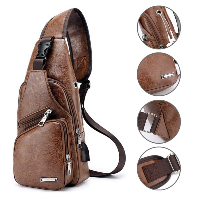 Brusttasche CROSSOVER Bauchtasche Hüfttasche Umhängetasche BODYBAG Rucksack
