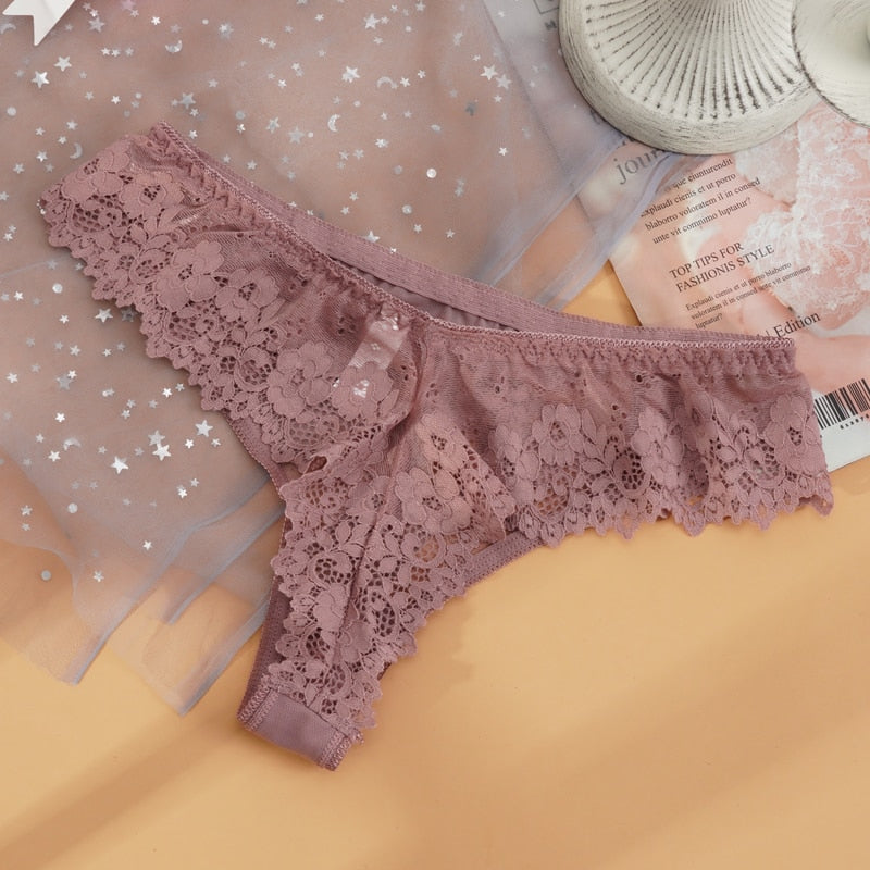 Frauen Spitze Tanga G-String Höschen Sexy Schlüpfer Slip Dessous Unterwäsche