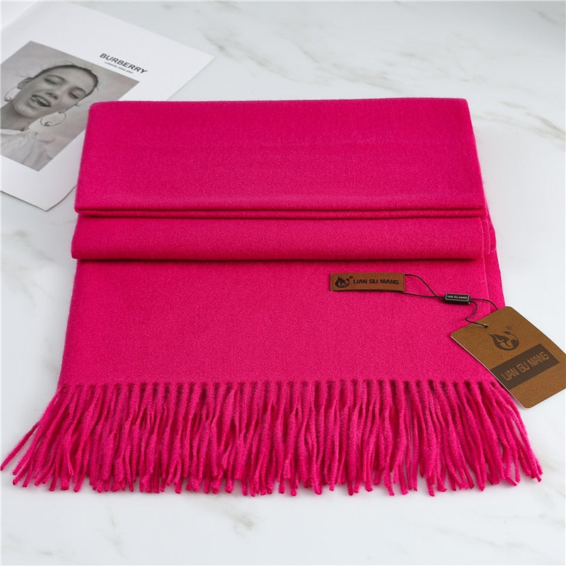 Fashion Damen Winterschal Viskose Stola Schlauchschal  Halstuch Strickschal Loop NEU