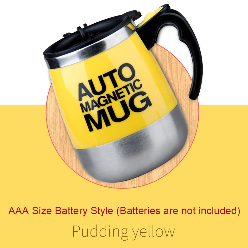 Selbstrührende Tasse Magic Mug Selbstrührender Becher automatisch Edelstahl