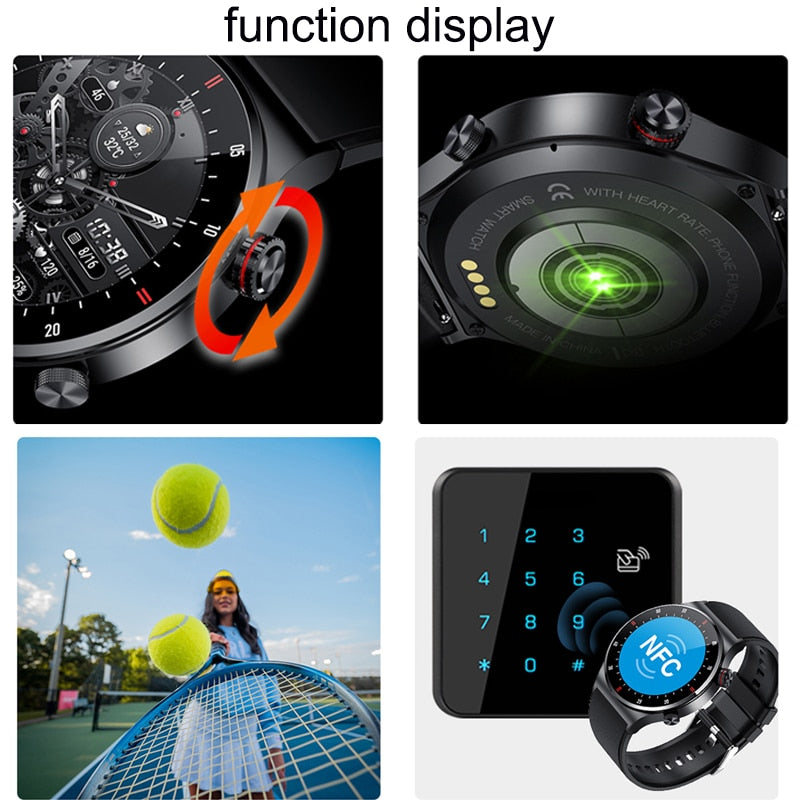 LIGE EKG + PPG Bluetooth Smart watch Fitness Tracker Sport Uhr Puls Armband Wasserdicht