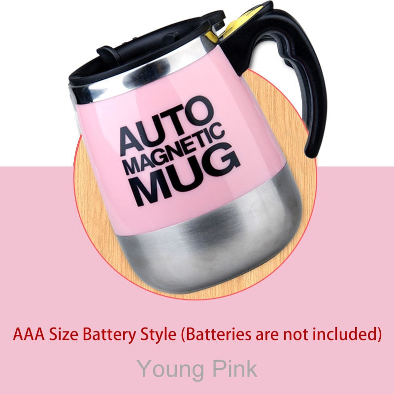 Selbstrührende Tasse Magic Mug Selbstrührender Becher automatisch Edelstahl