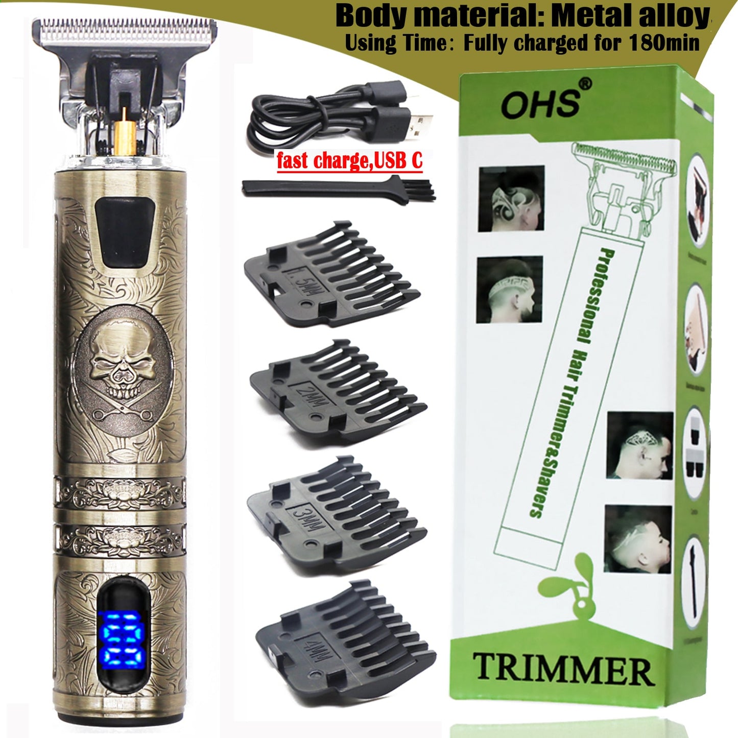 Profi Haarschneidemaschine Haarschneider Rasierer Hair Clipper Bart Trimmer