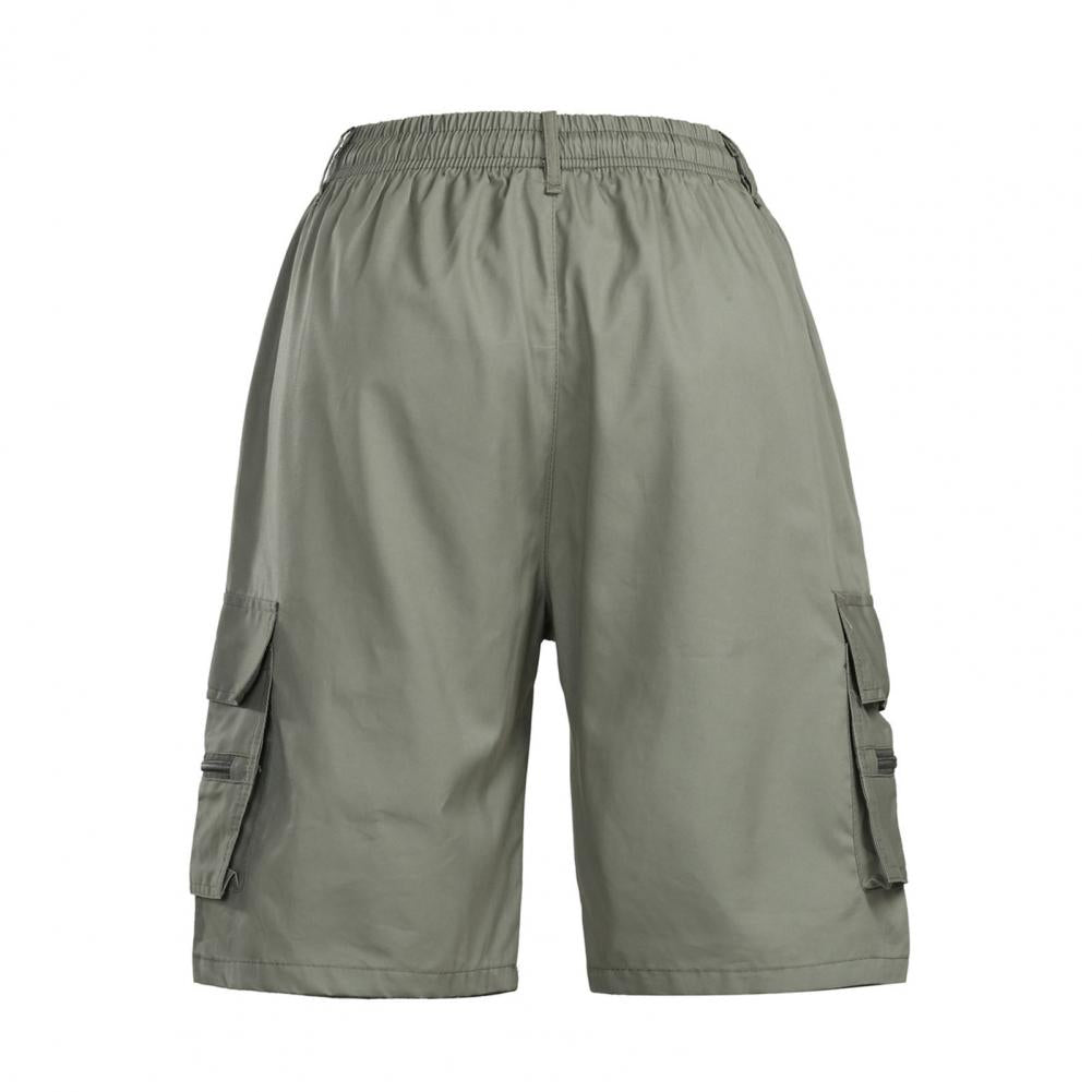 Herren Shorts Bermuda Cargo Pants Vintage Casual Sommer Capri Kurze Hose