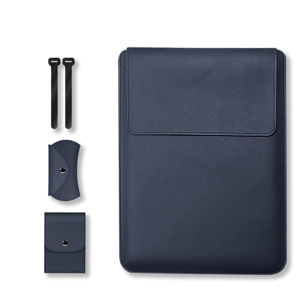 Leder Laptop Tasche Sleeve Hülle Case Cover für Macbook Air Pro 13.3 14 15 Zoll