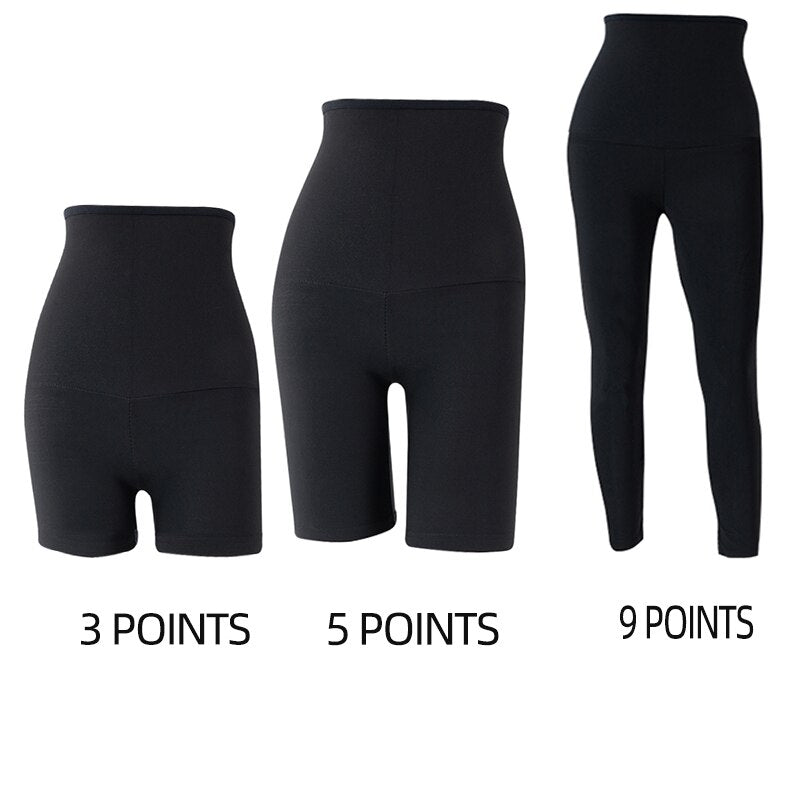 Damen Neopren Sauna Hose Schwitzhose Yogahose Thermoeffekt Abnehmen Hose Leggins