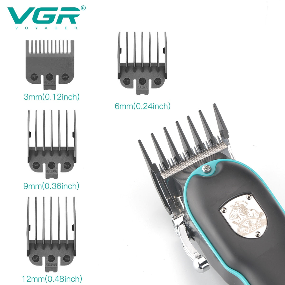 VGR Profi Haarschneidemaschine Haarschneider Rasierer Hair Clipper Bart Trimmer Akku NEU