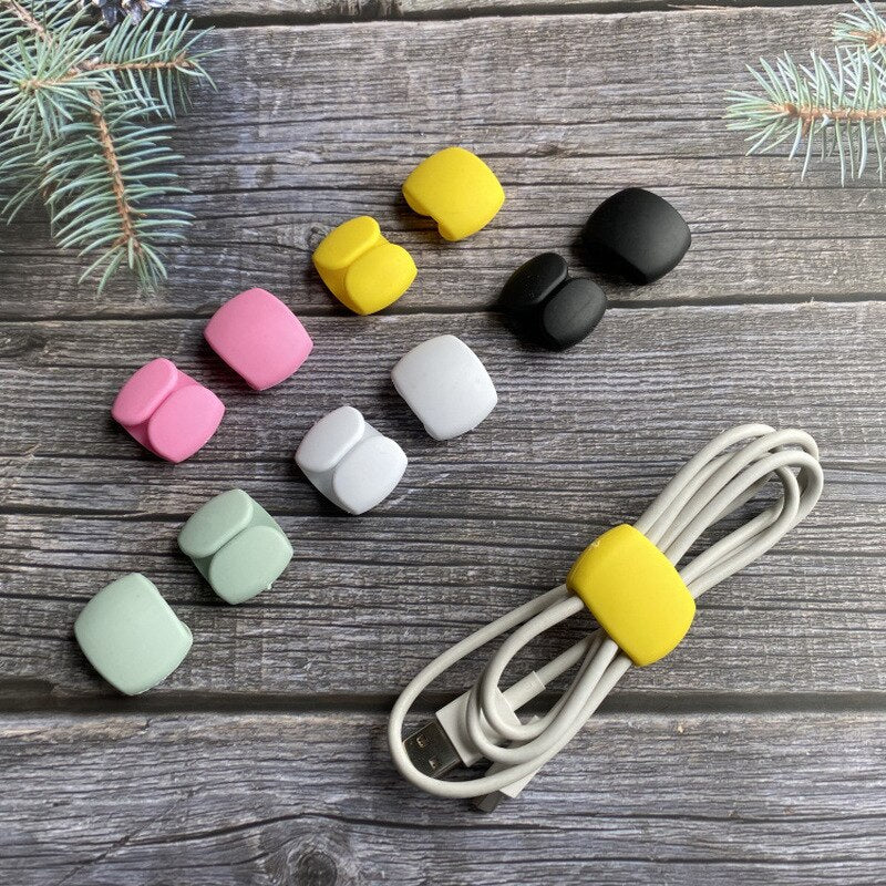 4 Stück Kabelclip Kabel Organizer Kabelschelle Kabelklemme Kabelhalter