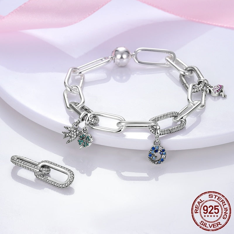 Bettelarmband Sammelarmband aus 925er Silber Charms Armband Damen