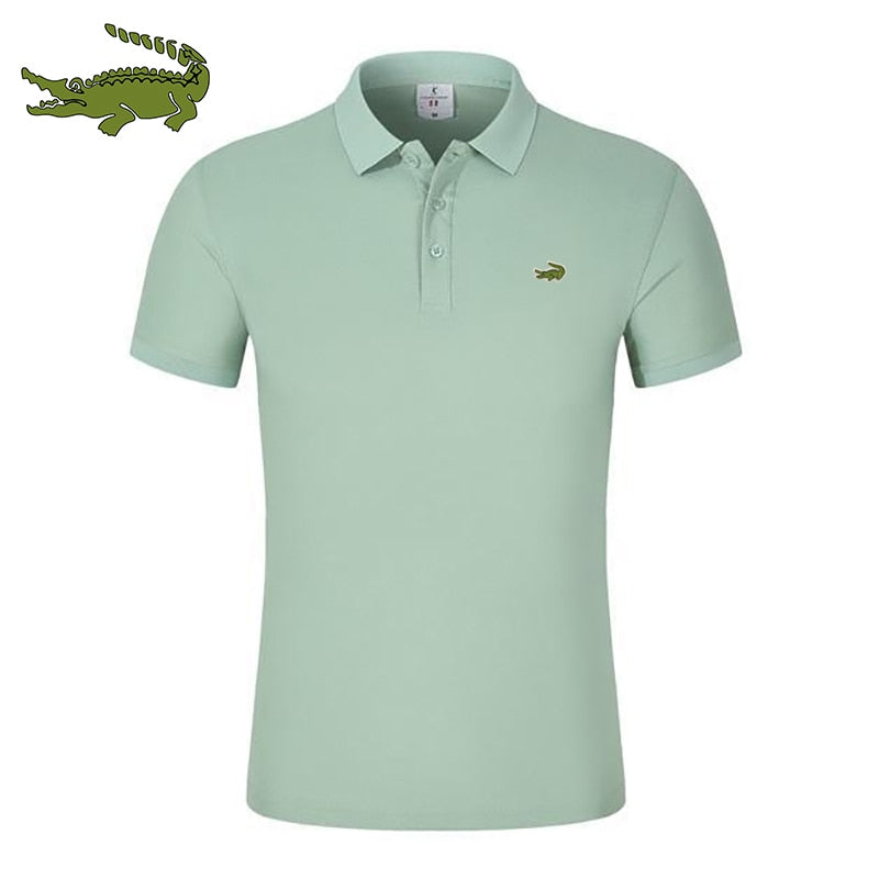 Herren Poloshirt Kontrast Kragen Polo Kurzarm Slim Fit Hemd Polohemd T-Shirt NEU